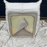 100% authentic Ligne Roset Togo 1-seater light beige leather '87