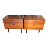 Bedside tables 60s vintage
