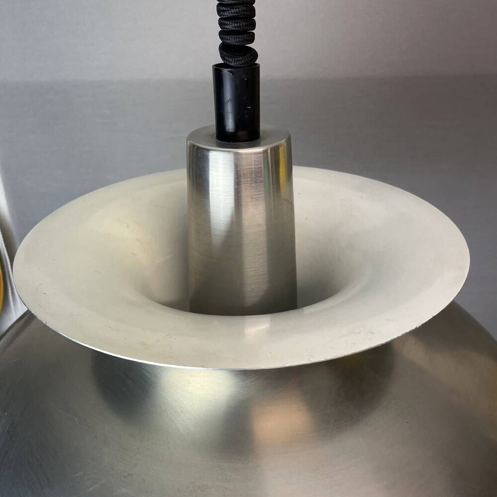 Scandinavian Danish aluminium 4-light hanging lamp