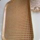 70s tray in fiberglass imitation rattan