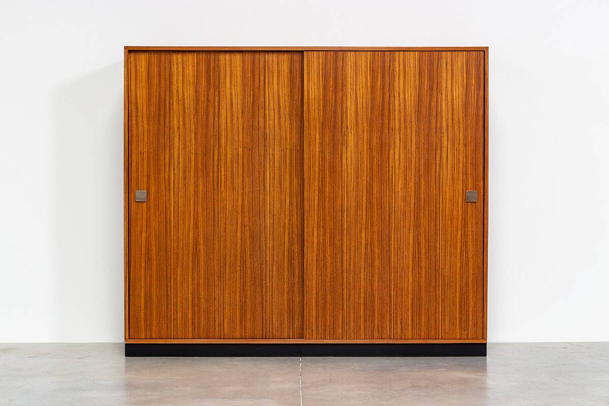 Alfred Hendrickx wardrobe for Belform Zebrano wood 1960