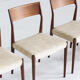 Chaises de salle à manger vintage des années 60 par Fristho, ensemble de 4