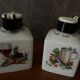Vintage German porcelain spice pots
