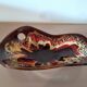 Vintage decorative glazed ceramic bowl from Vallauris – 1960s