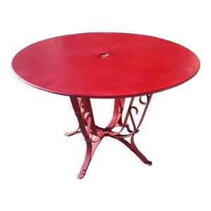 table de jardin en fer