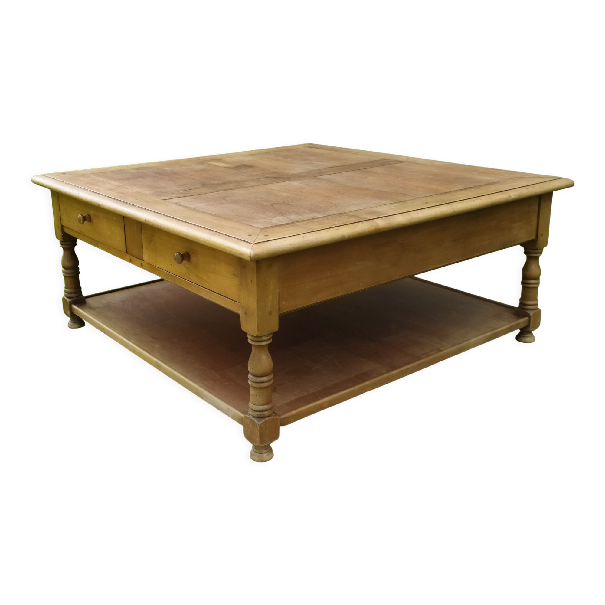 Cherry wood coffee table