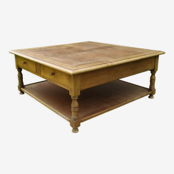 Cherry wood coffee table