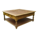 Cherry wood coffee table