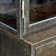 Polished iron medicine cabinet, 1930s