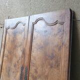 Double antique closet doors