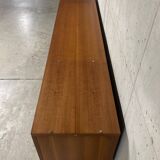 Buffet enfilade XXL teck Paolozzi Monopoly vintage années 60