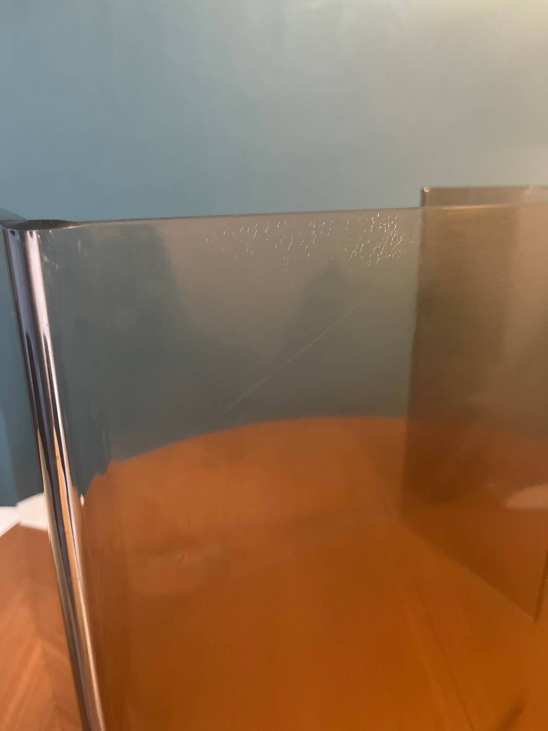 Michel Dumas Plexiglas coffee table or end table