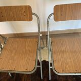Pair of LALLEMAND folding chairs