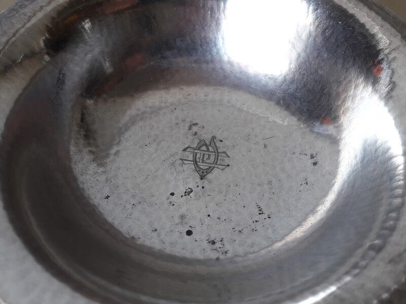 WMF art deco silver metal cup 1930