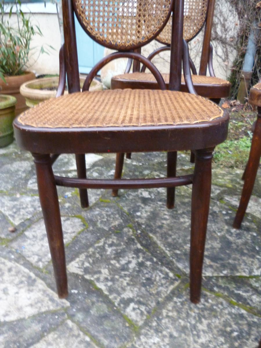 4 chairs Thonet number 17