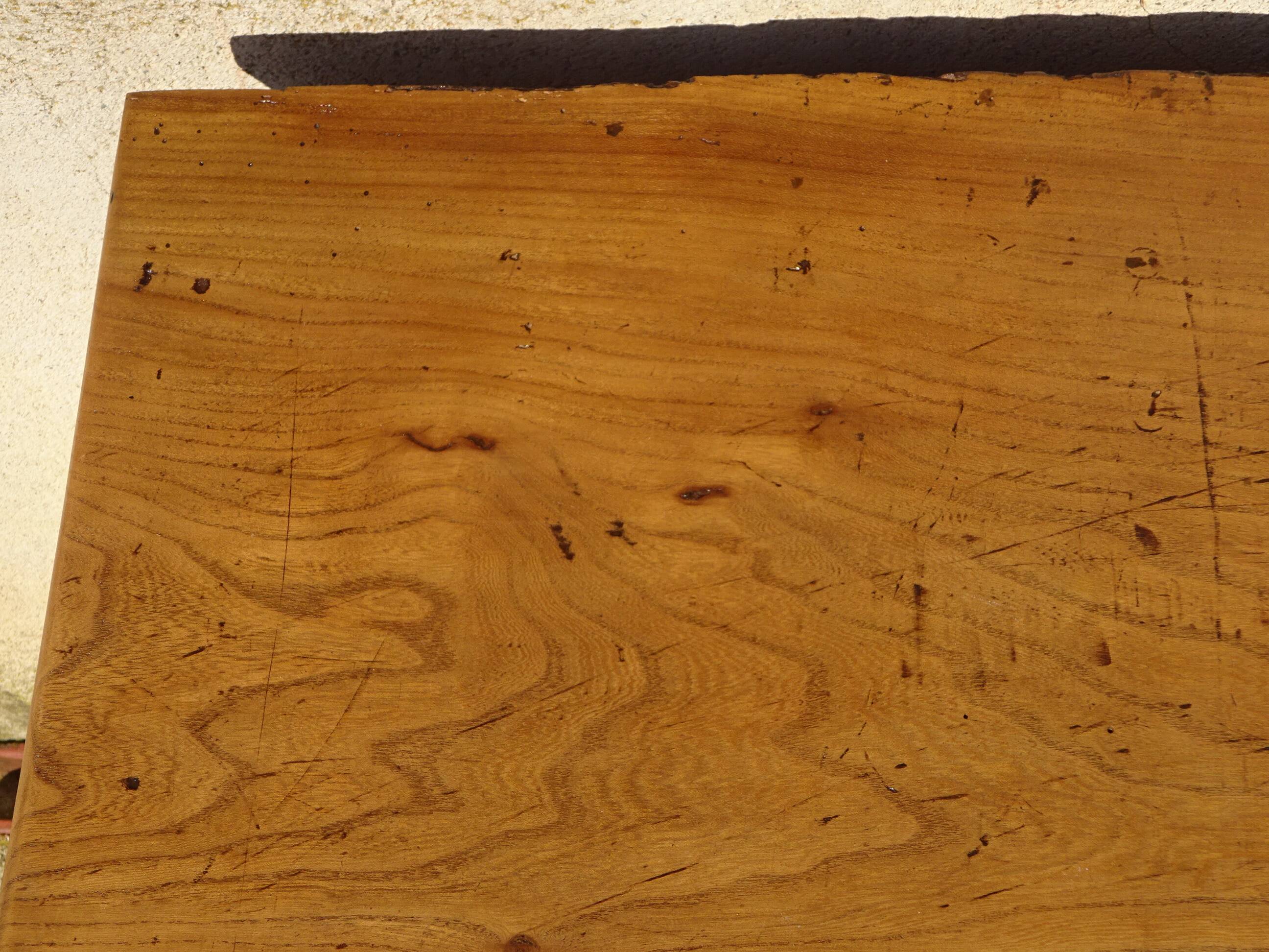 Antique Louis Philippe sideboard in solid elm