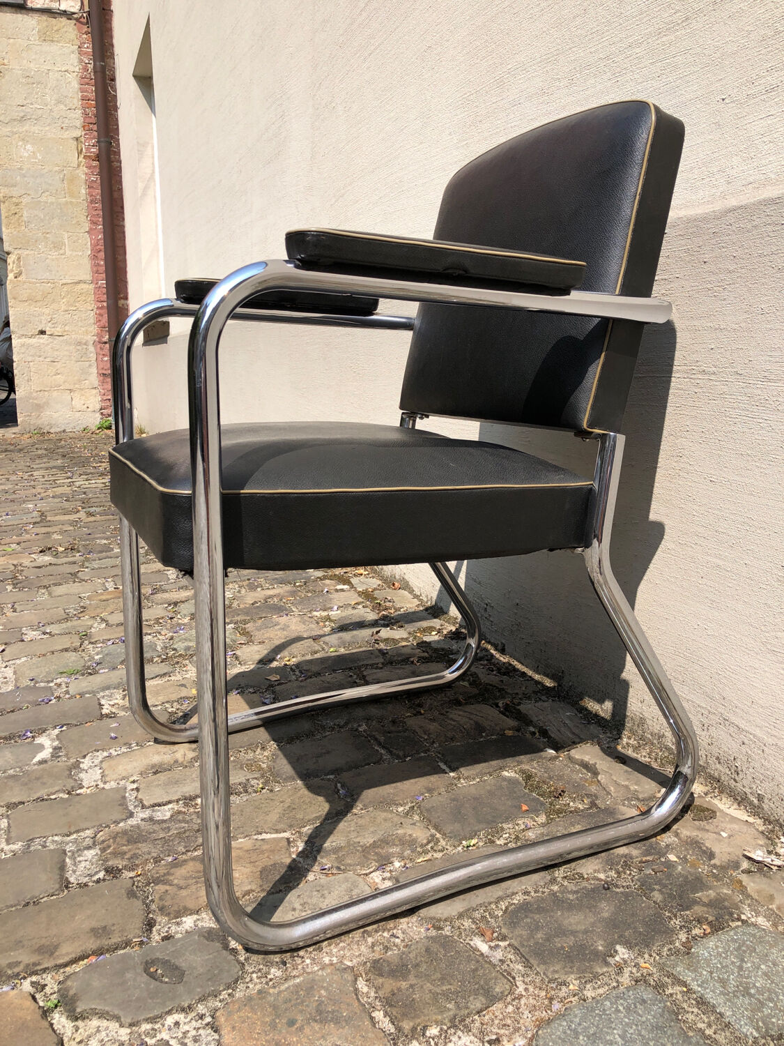 Chaise de bureau Chrome