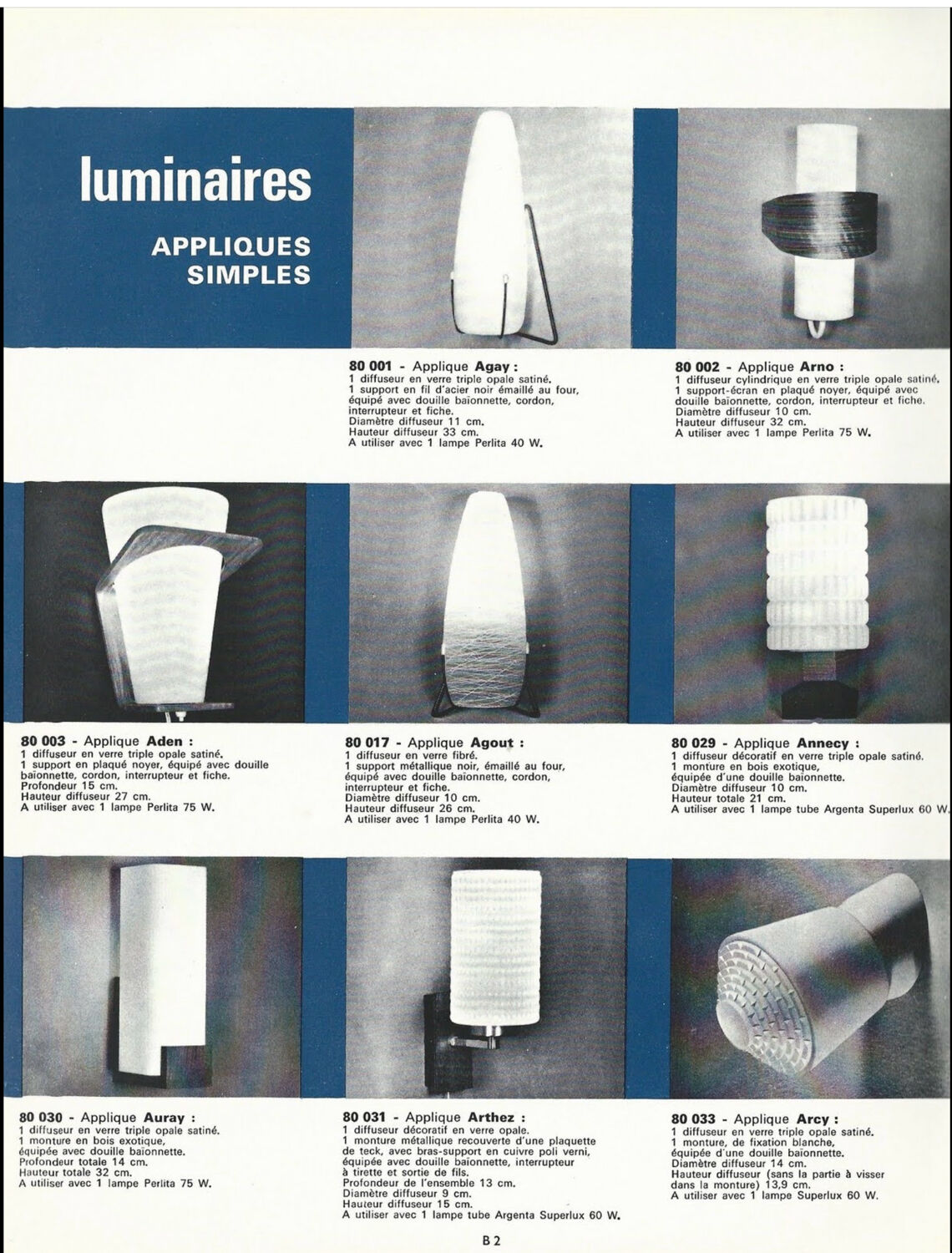 Scandinavian wall light in teak and opaline glass by Louis Kalff for Philips, 1968