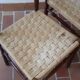 2 chaises rustiques vintage en bois tourné, années 70