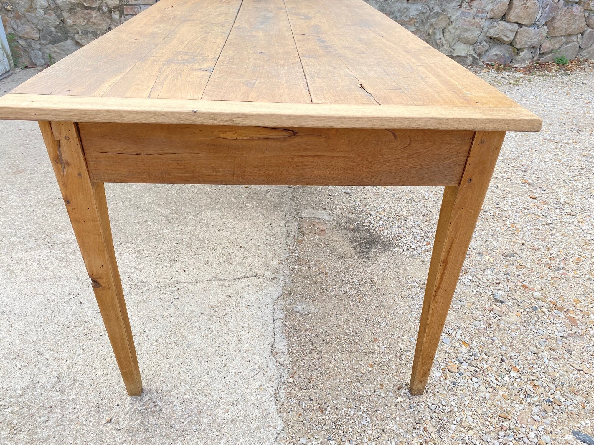 Solid oak farmhouse table 1900