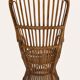 Rattan chair by Dal Vera, Italy 1950
