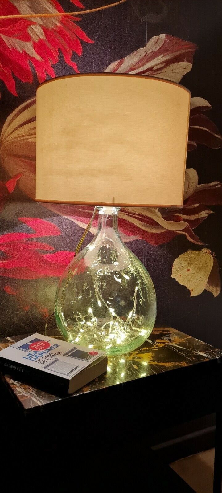 Dame-Jeanne de 5 litres transformée en lampe