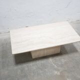 Vintage travertine coffee table