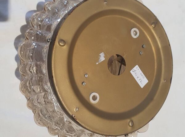 Lampe en verre vintage Glashutte Limburg Helena Tynell ø 31 cm