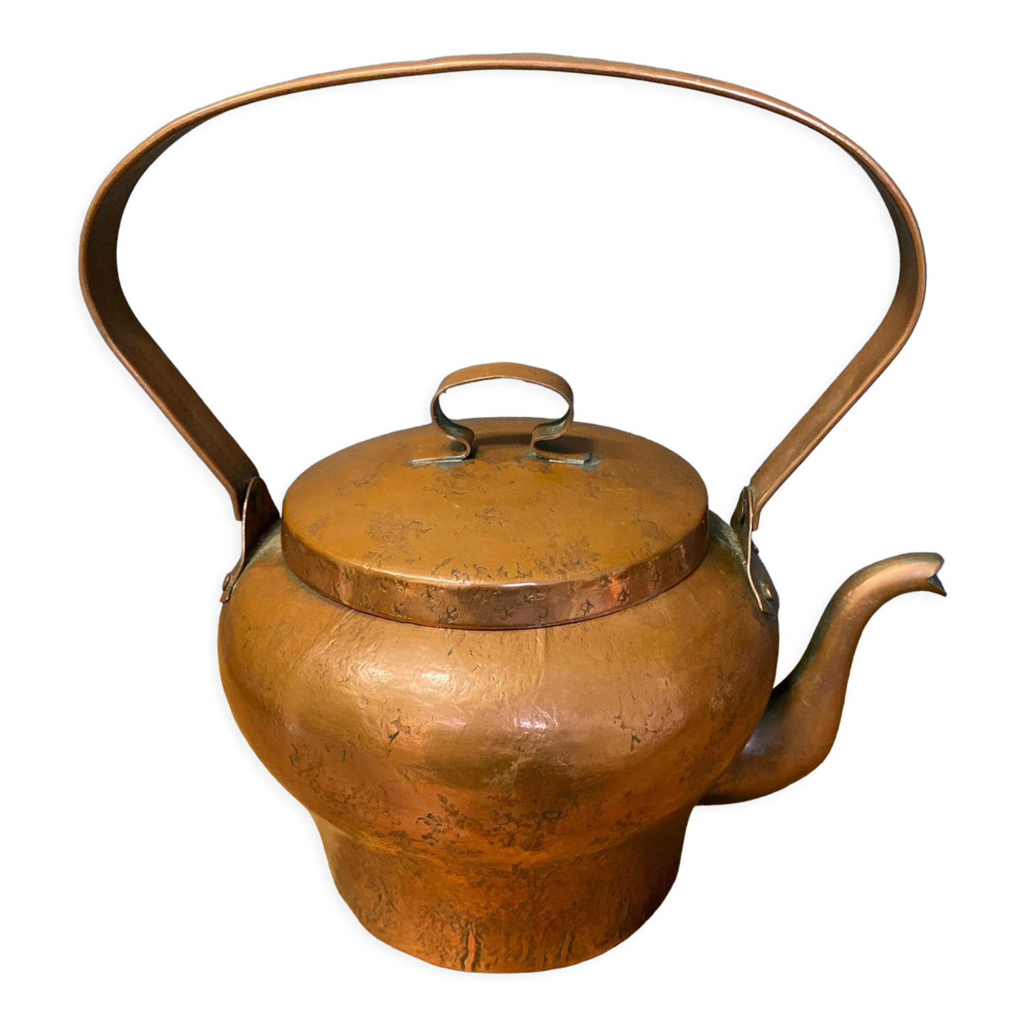 Ancienne bouilloire en cuivre