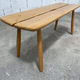 Vintage oak bench from the 1950s