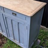 Old grey kitchen buffet