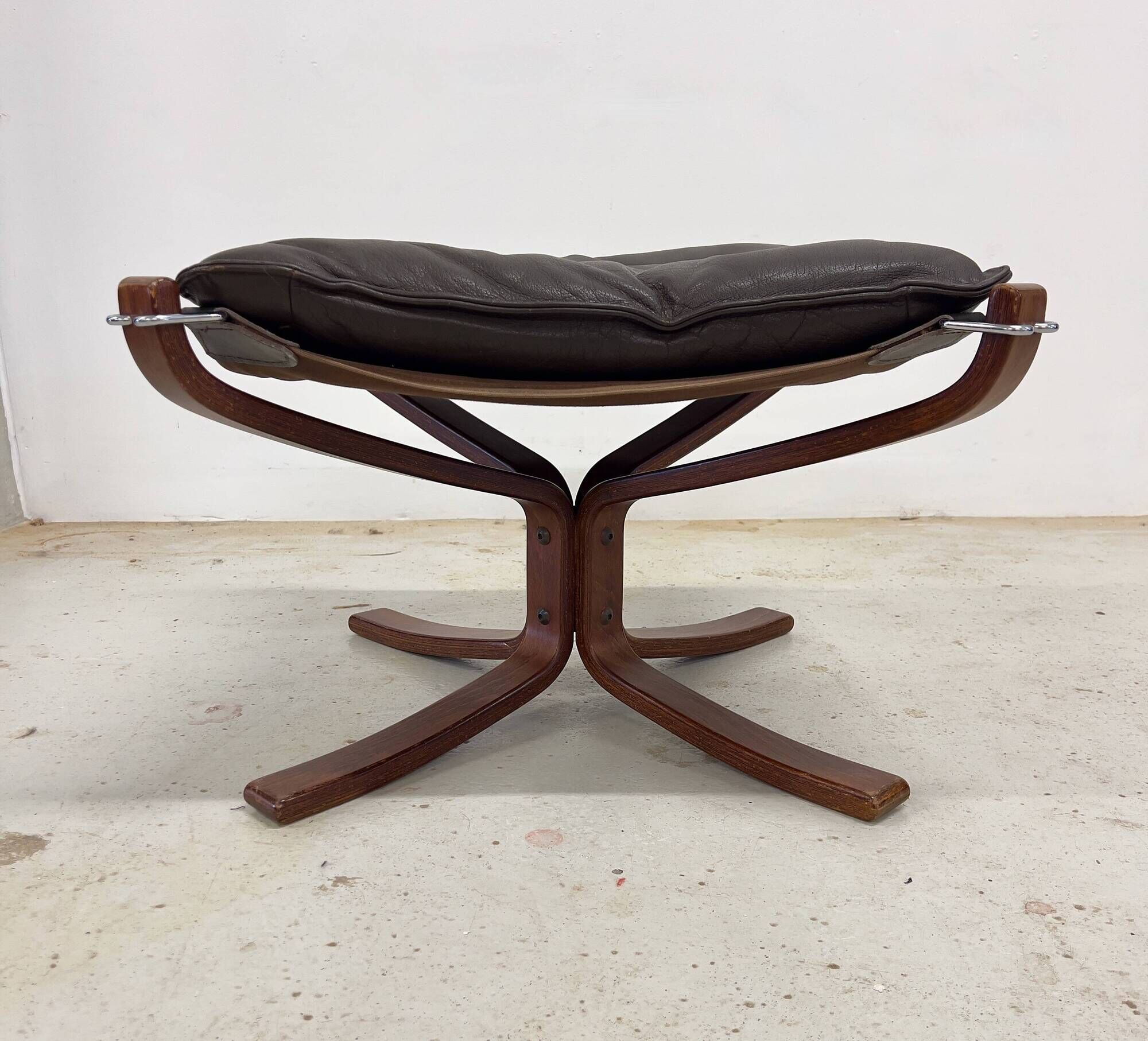 Midcentury Falcon Footstool By Sigurd Ressel For Vatne Møbler, Norway, 1970