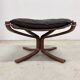 Midcentury Falcon Footstool By Sigurd Ressel For Vatne Møbler, Norway, 1970