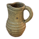 Glazed stoneware pitcher
