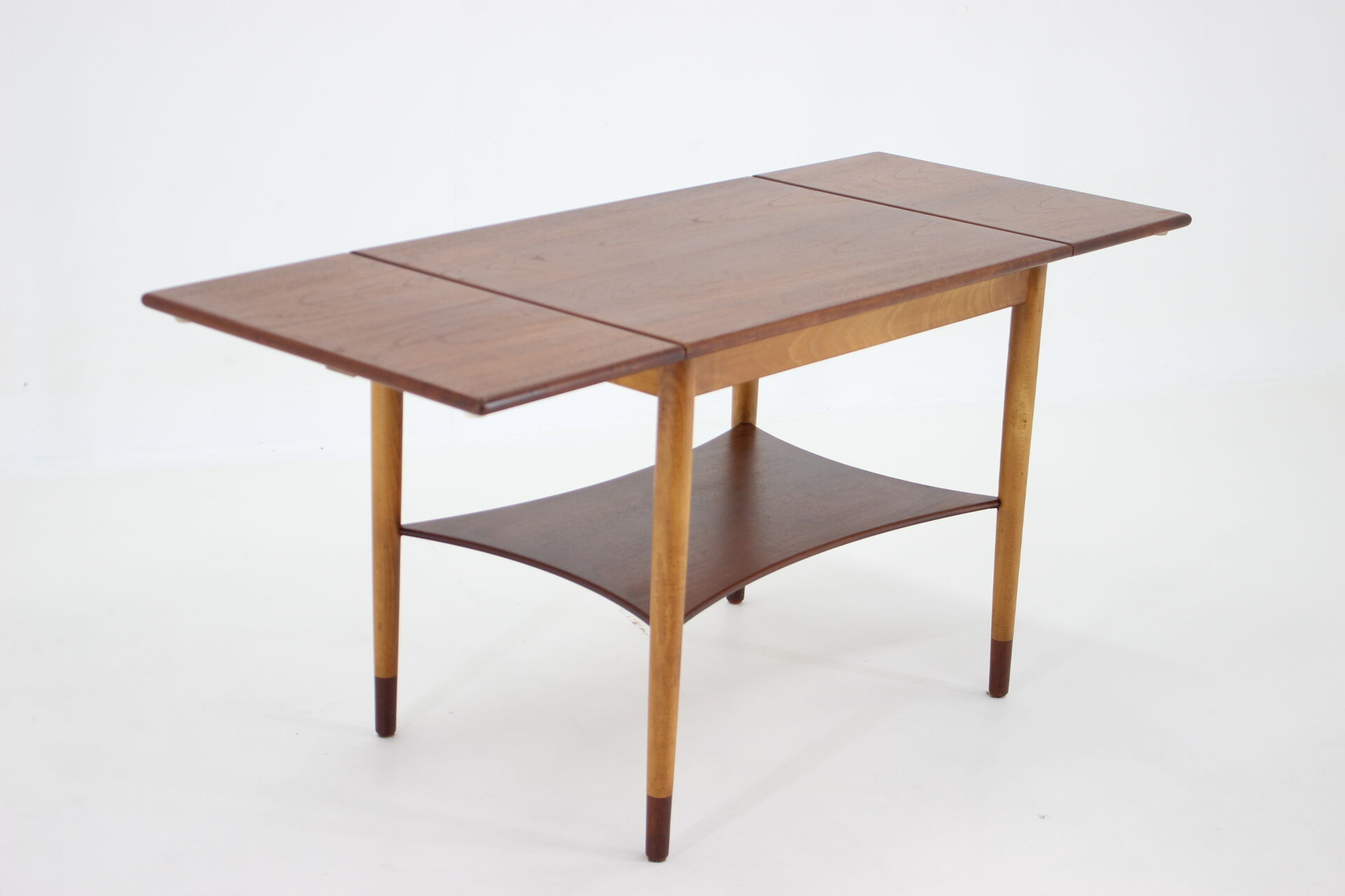 Borge Mogensen teak and Oak Coffee Table for Soborg Mobelfabric ,Denmark, 1960