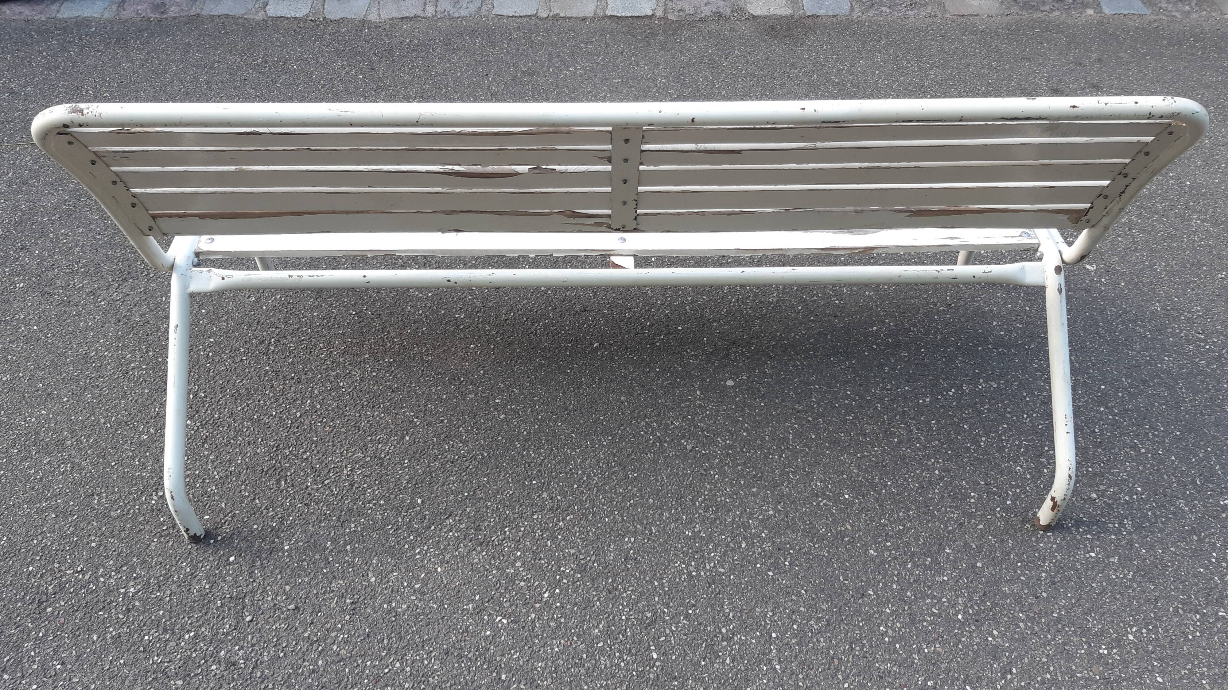 Foldable vintage garden bench