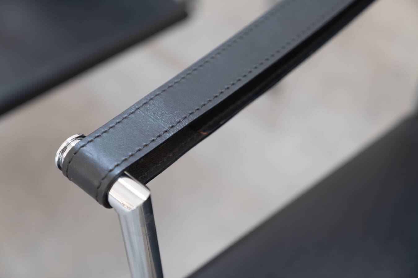 Pair of LC1 armchairs by Le Corbusier, for Cassina 1970