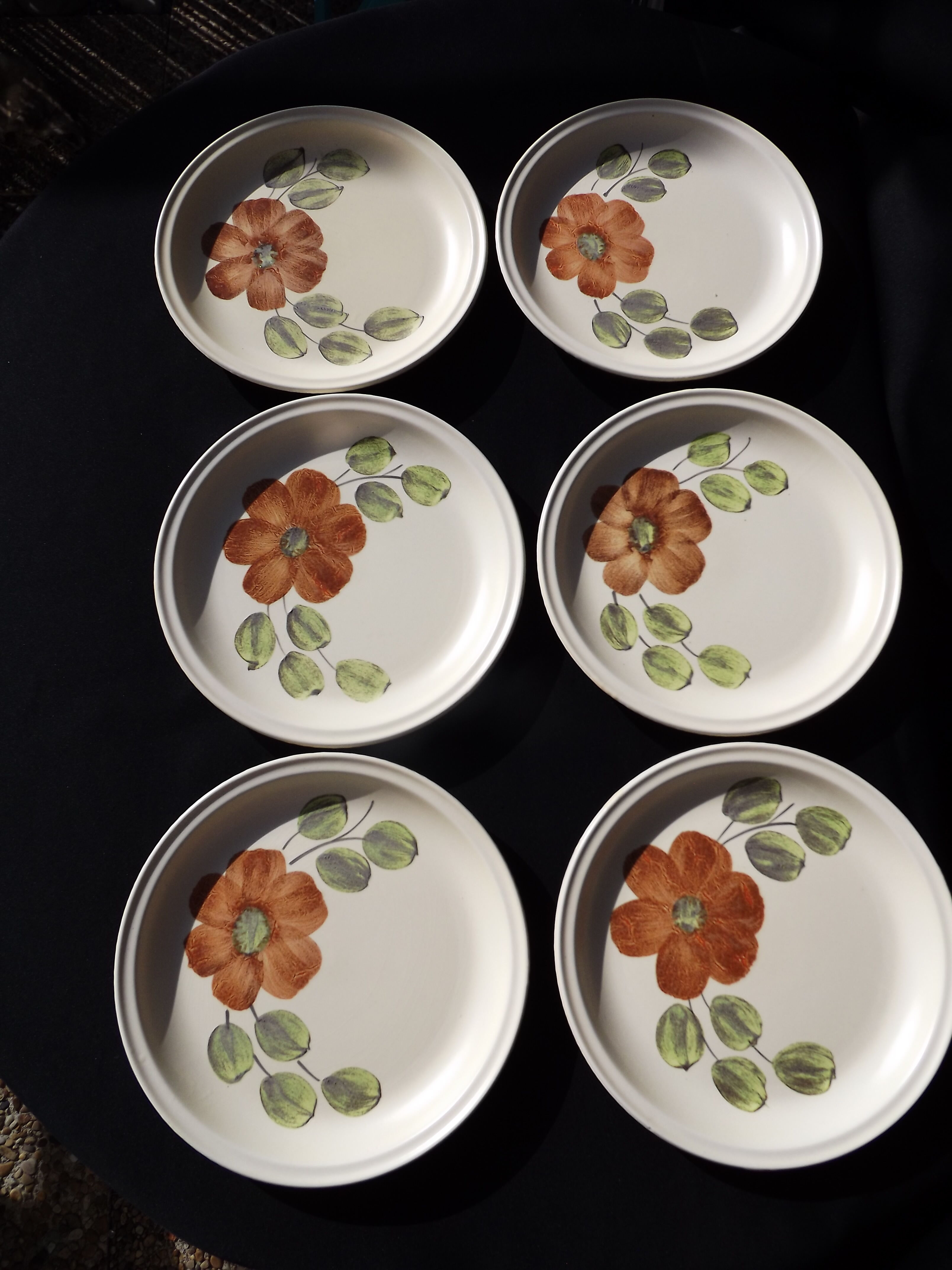 6 dessert plates