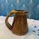 Accolay vintage 1950 ceramic jug & mustard pot signed double a