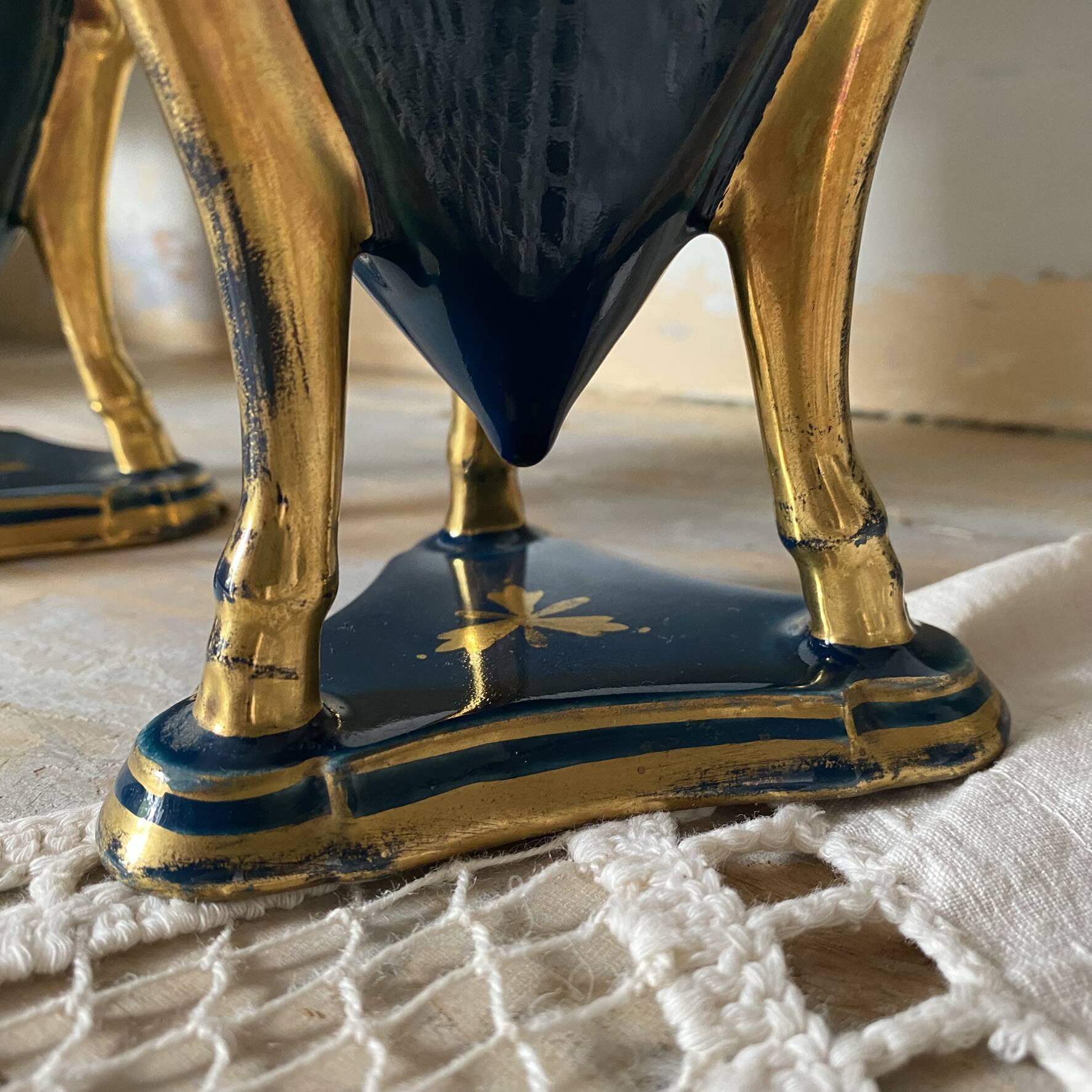 Pair of ceramic vases in Empire style