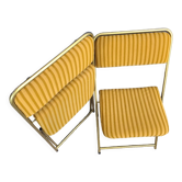 Chaise pliante vintage lafuma vers 1970