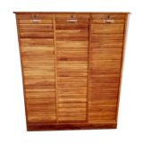 Meuble classeur à rideaux de notaire