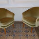 Organic Chair Danish Scandinavian years 50 / 60 ice green vintage