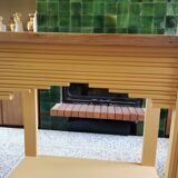 Art Deco pedestal table revamped
