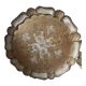 Duo de plateaux florentins en bois
