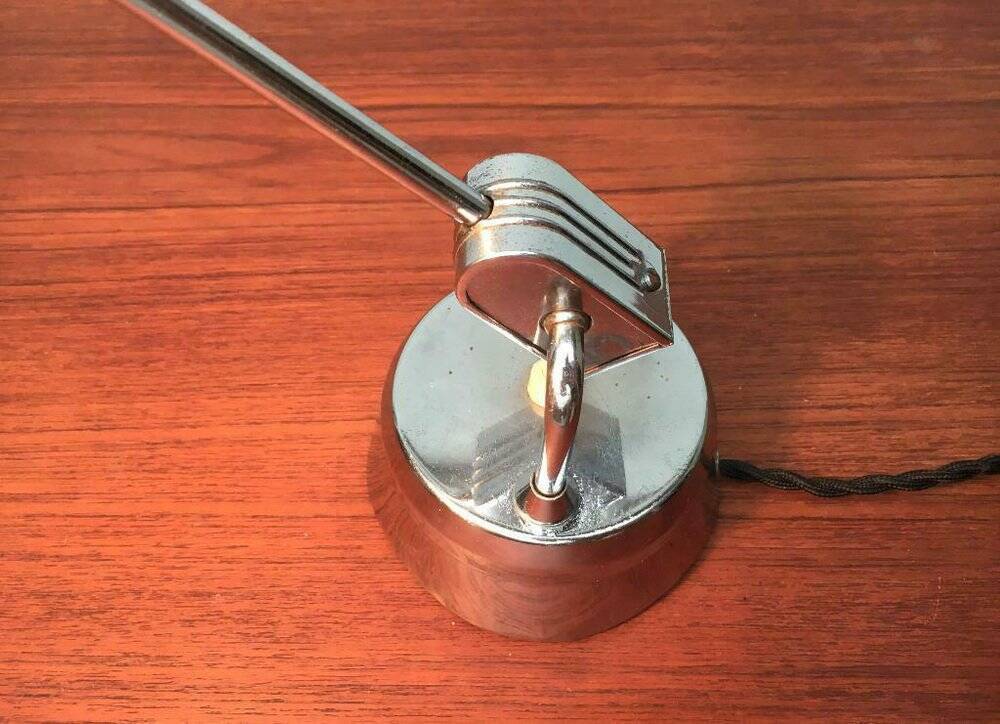 French table lamp type 600 from the mid-century by Charlotte Perriand for Jumo, 1960s.