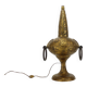 Brutalist lamp in gilded bronze Max BRE 1970