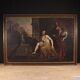 Monumental 18th century Italian painting, Bathsheba at her bath
