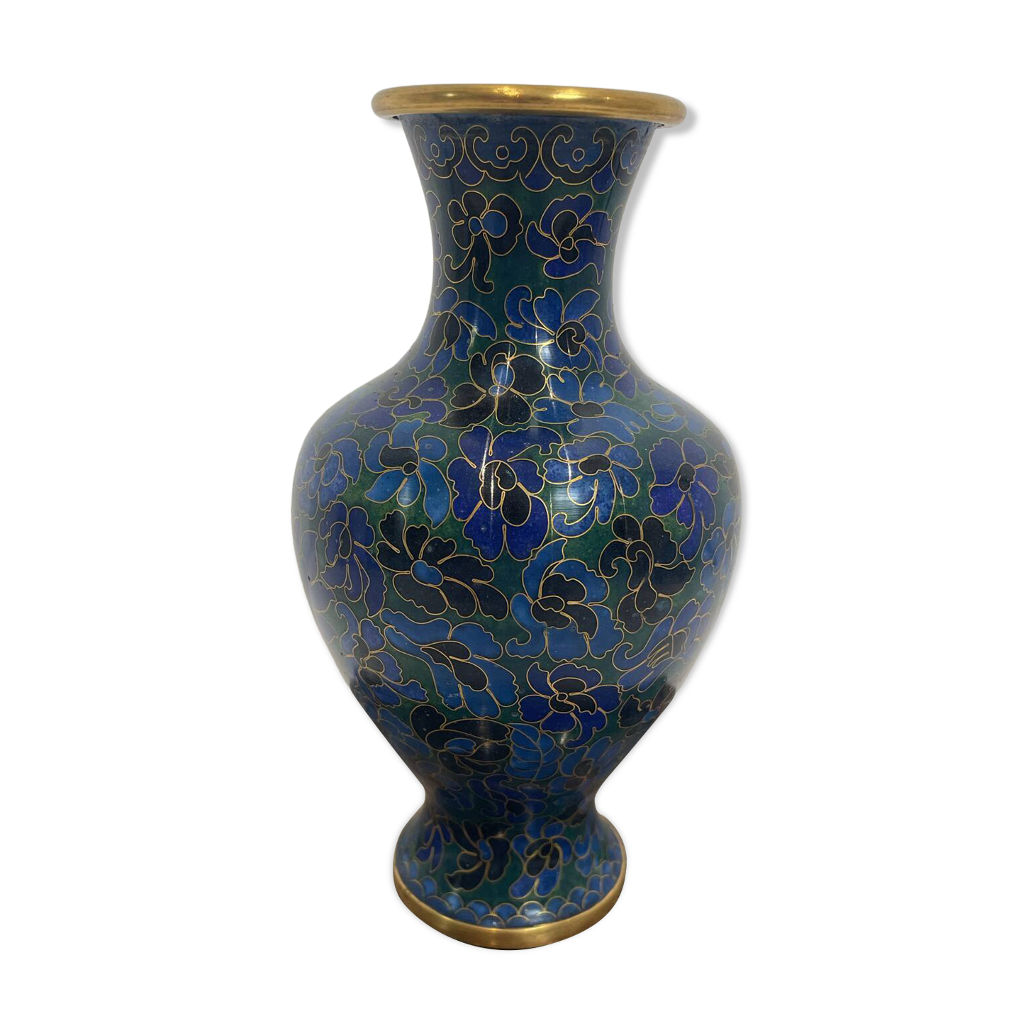 Chinese cloisonné vase