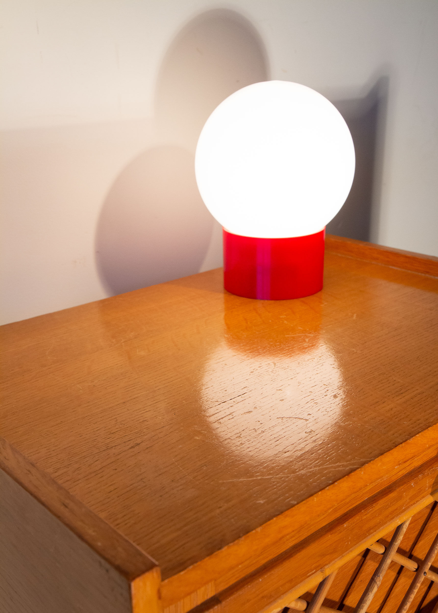 Pair of globe lamps year 70s